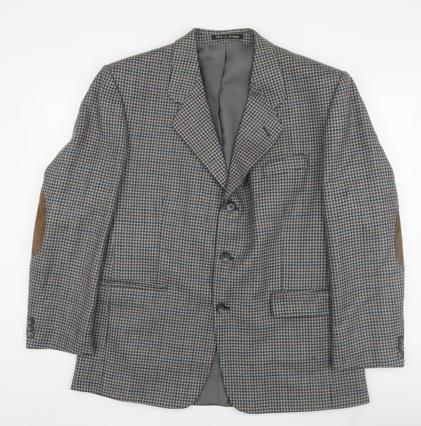 Mens UK Size 42 Dunn & Co Regular Grey Suit Jacket