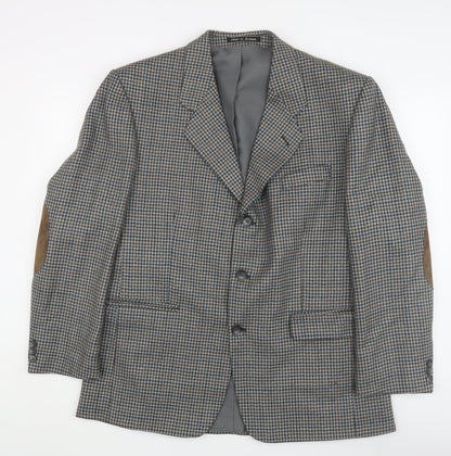 Mens UK Size 42 Dunn & Co Regular Grey Suit Jacket