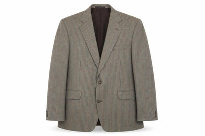 Heritage Clothes Men's Brown Check Blazer, Size 42R