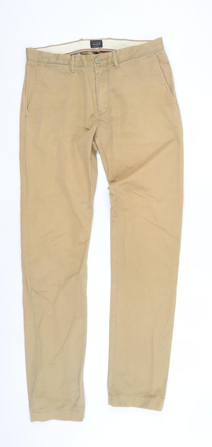 J.Crew Men's Beige Chino Trousers W32 L34