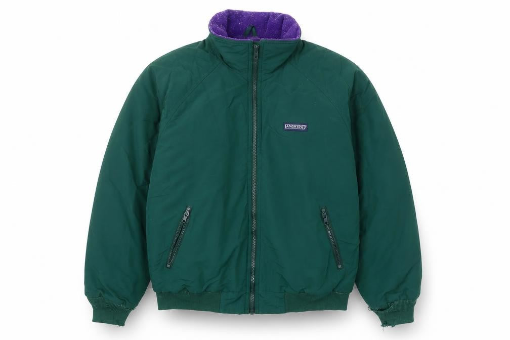 Womens UK Size M Lands' End Green Basic Jacket