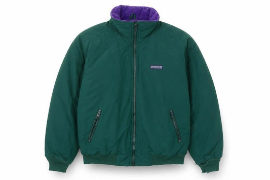 Womens UK Size M Lands' End Green Basic Jacket