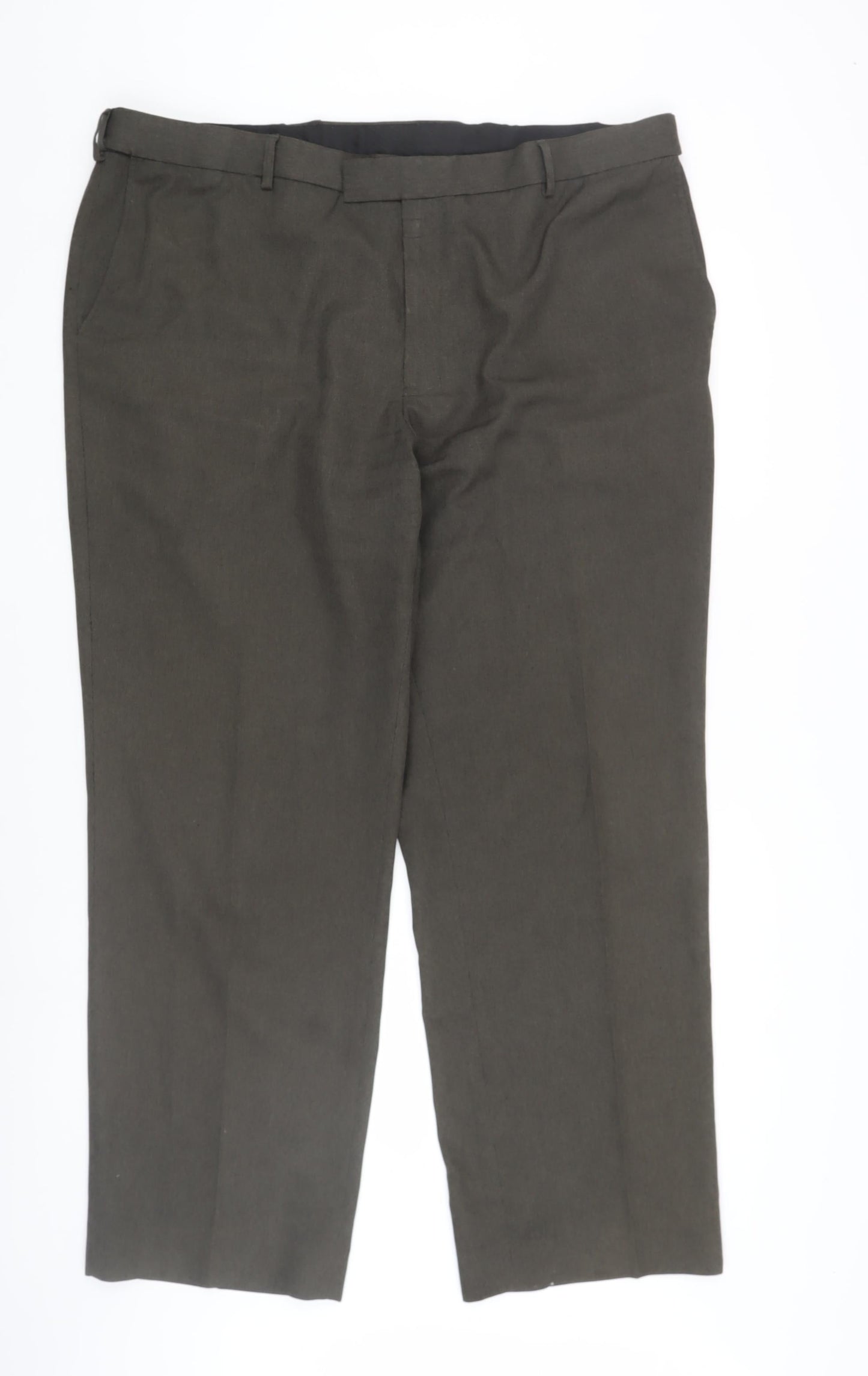 Greenwoods Mens Brown Regular Fit Dress Pants 44