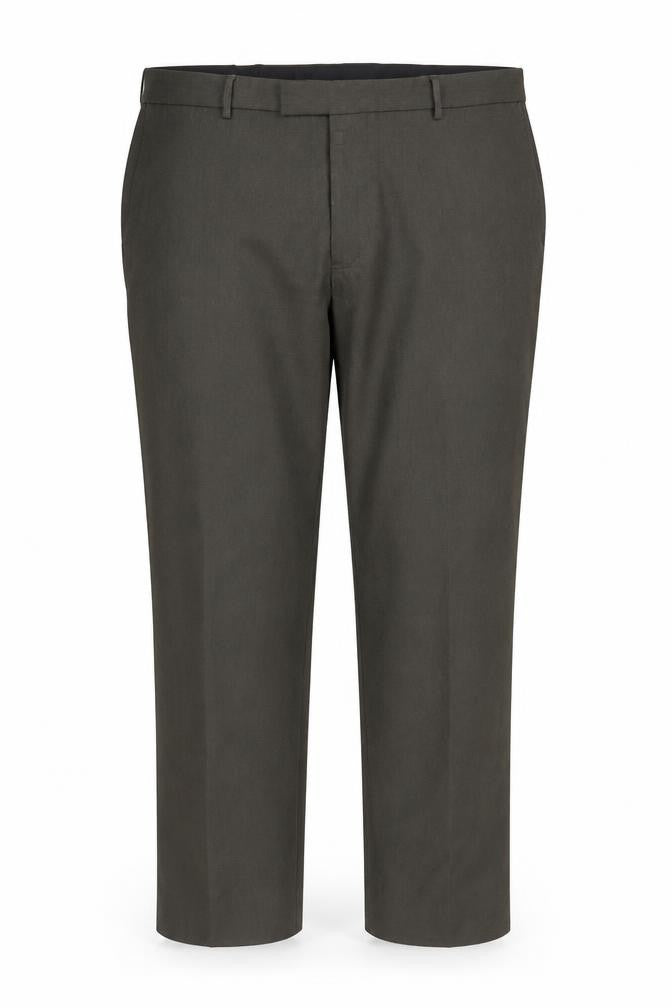 Mens UK Size 44 Greenwoods Regular Fit Dress Pants Brown Trousers