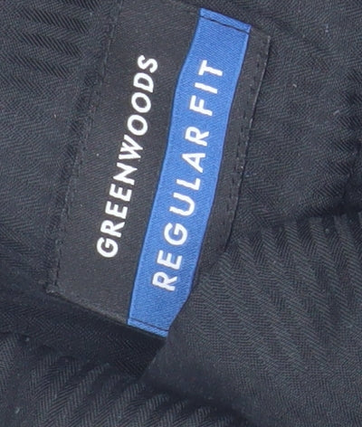 Greenwoods Mens Brown Regular Fit Dress Pants 44