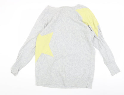 Womens UK Size M Monsoon Grey Pullover Jumper