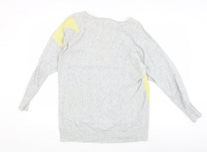Womens UK Size M Monsoon Grey Pullover Jumper