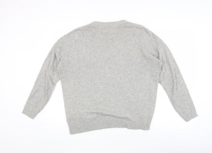 Womens UK Size 12 Warehouse Grey Pullover Jumper