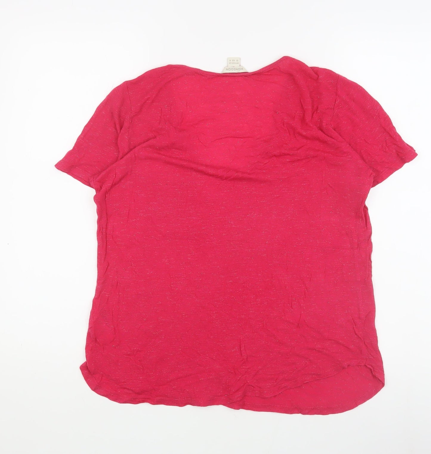 Womens UK Size 12 Monsoon Red  T-Shirt