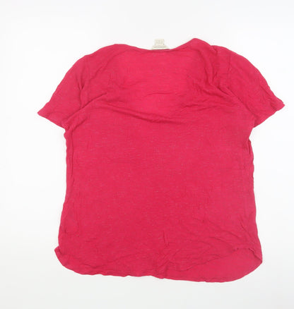 Womens UK Size 12 Monsoon Red  T-Shirt
