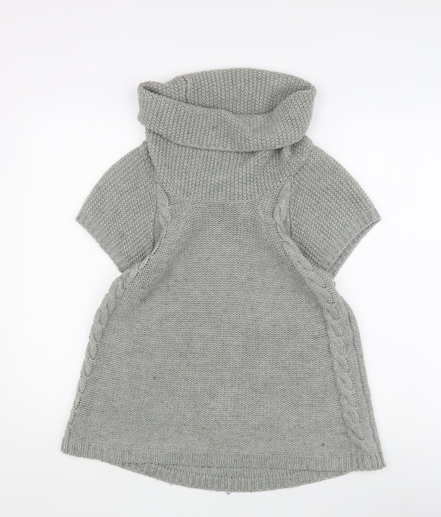 Womens UK Size M Oasis Grey Tunic Jumper