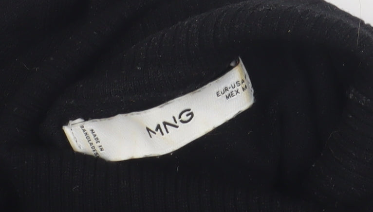 Womens UK Size M MNG Black Pullover Jumper