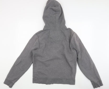 Abercrombie & Fitch Men's Grey Full Zip Hoodie M