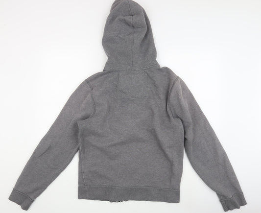 Abercrombie & Fitch Men's Grey Full Zip Hoodie M