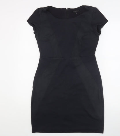 Basement Basic Women Black Size 12 Sheath Dress