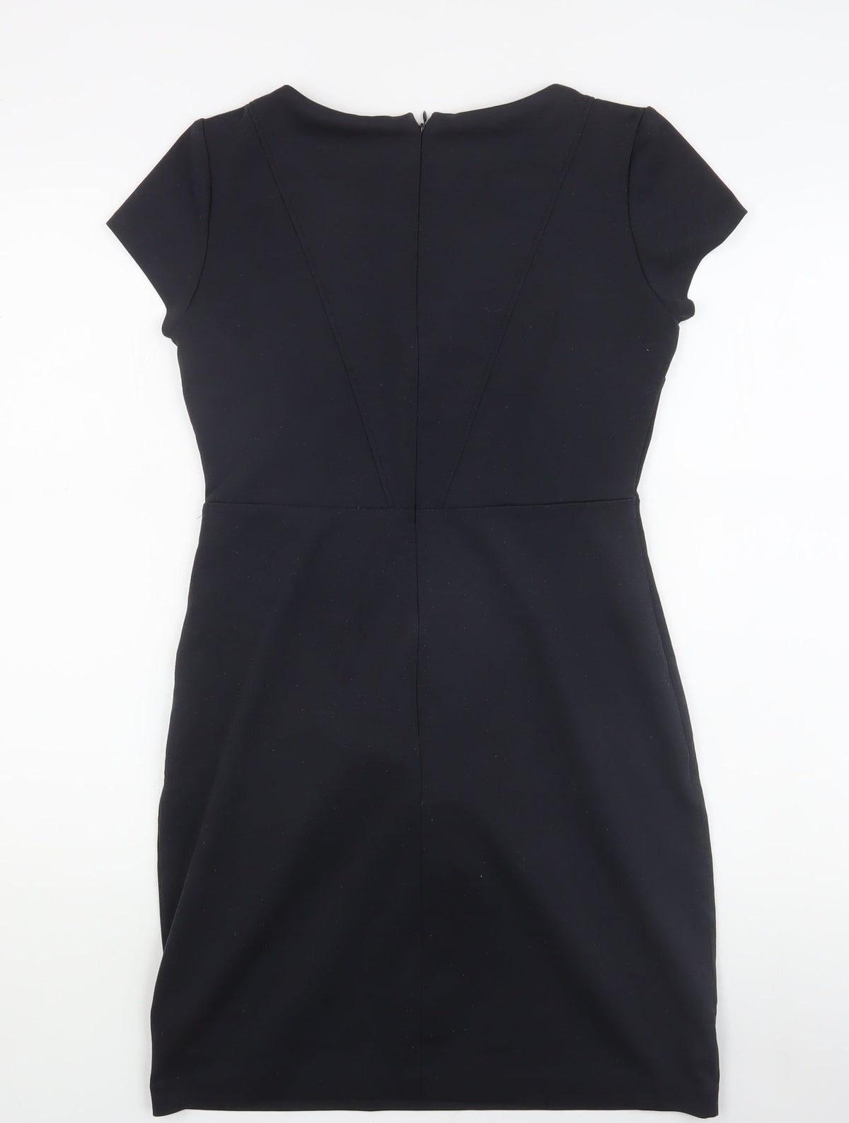 Basement Basic Women Black Size 12 Sheath Dress