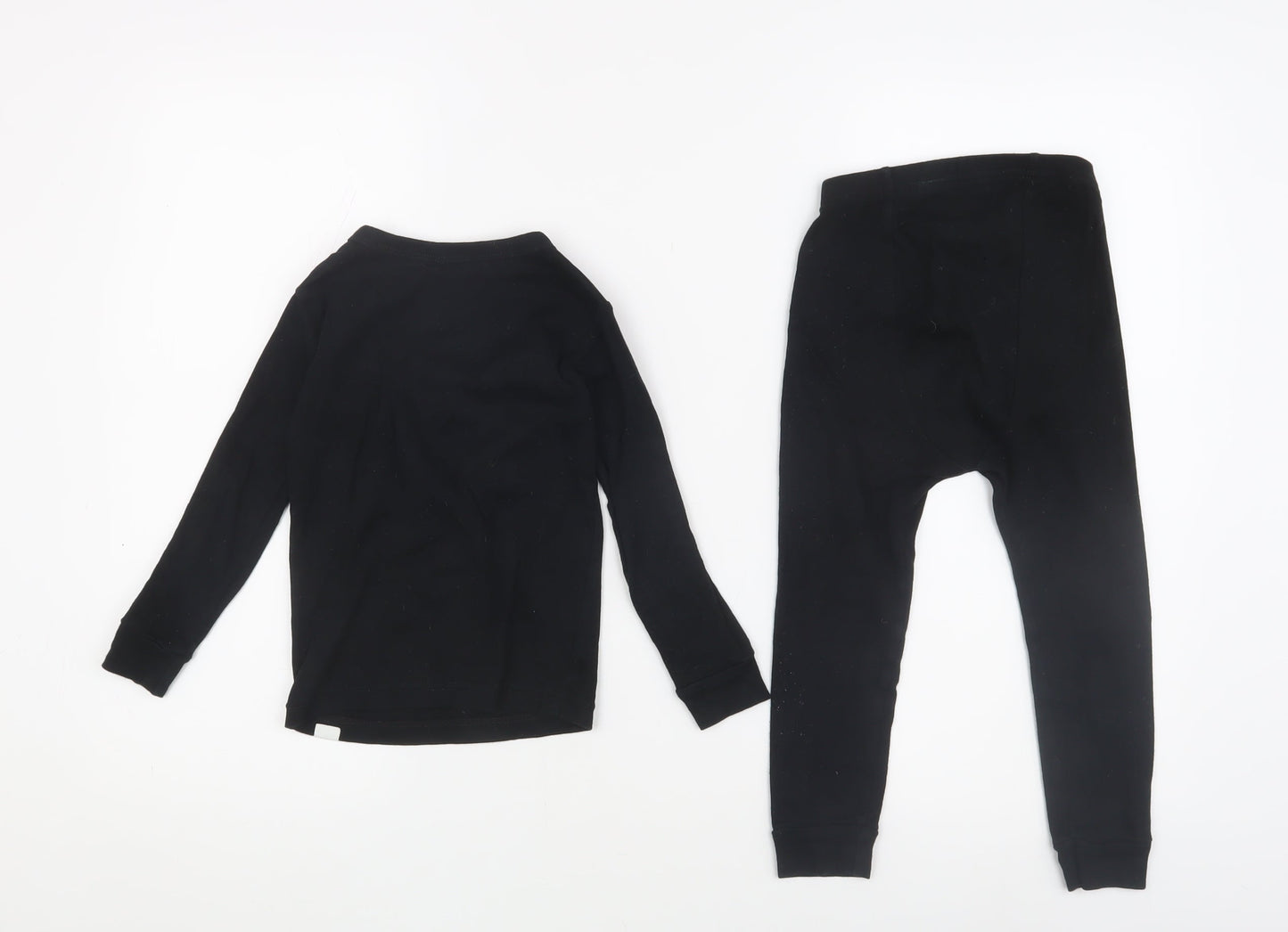 GAP Boys Black Glow Skeleton Pyjama Set 3 Years Halloween