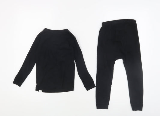 GAP Boys Black Glow Skeleton Pyjama Set 3 Years Halloween