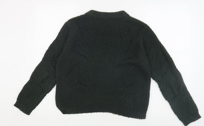 Womens UK Size XS Jacqueline de Yong Green Pullover Jumper