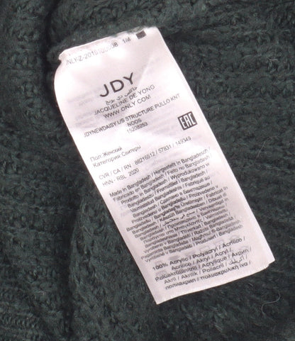 Womens UK Size XS Jacqueline de Yong Green Pullover Jumper