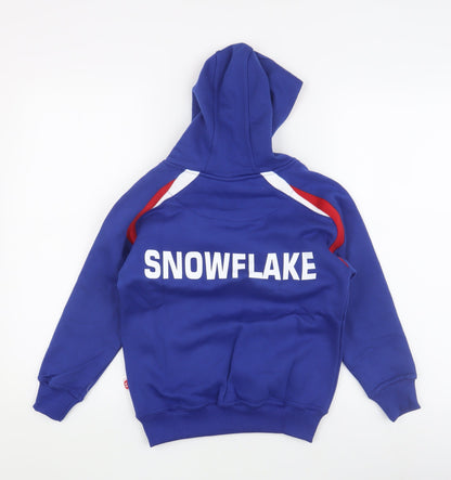 Krusada Boys Blue Hoodie, Size S, Sports Style