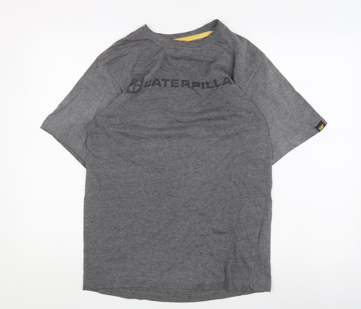 Caterpillar Men's Grey S Short Sleeve T-Shirt