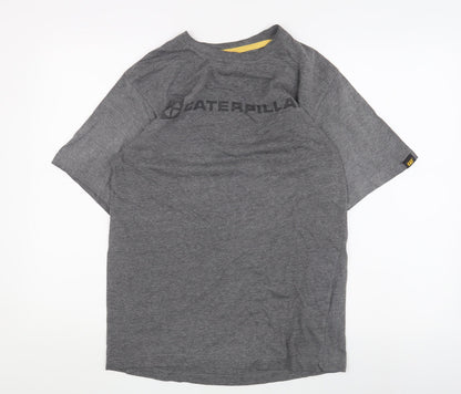 Caterpillar Men's Grey S Short Sleeve T-Shirt