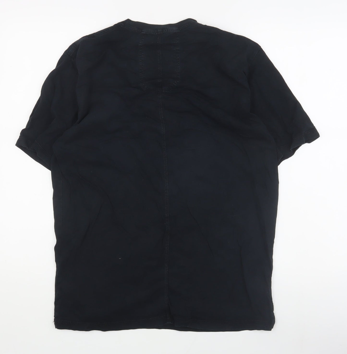 Mens UK Size L French Connection Black  T-Shirt
