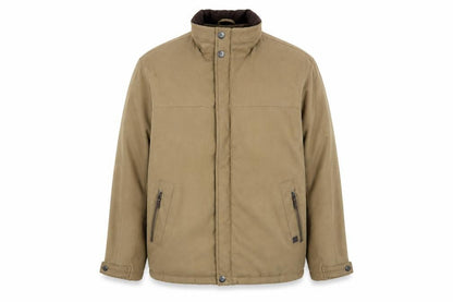 Mens UK Size 42 Frank Eden Brown Bomber Jacket