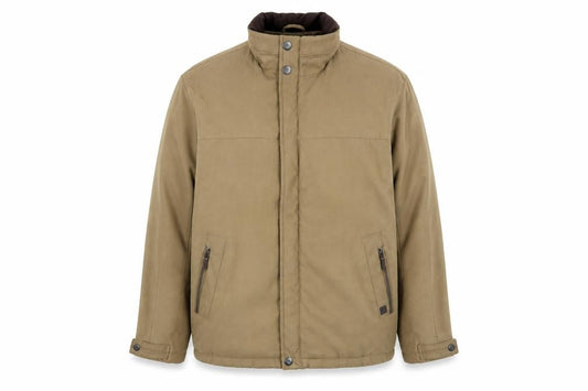Mens UK Size 42 Frank Eden Brown Bomber Jacket