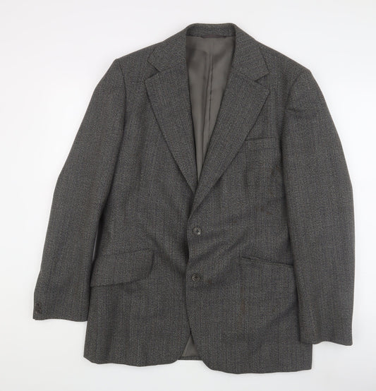 Mens UK Size 43 Dunn & Co Regular Grey Suit Jacket