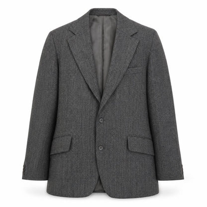 Mens UK Size 43 Dunn & Co Regular Grey Suit Jacket