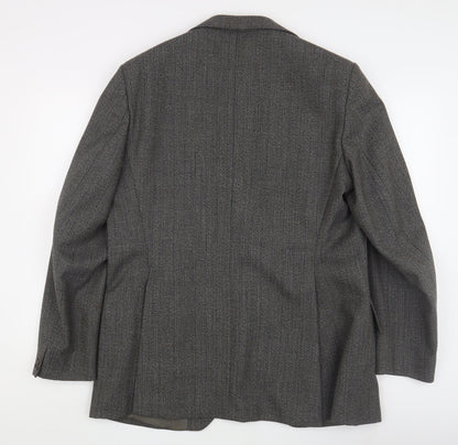 Mens UK Size 43 Dunn & Co Regular Grey Suit Jacket