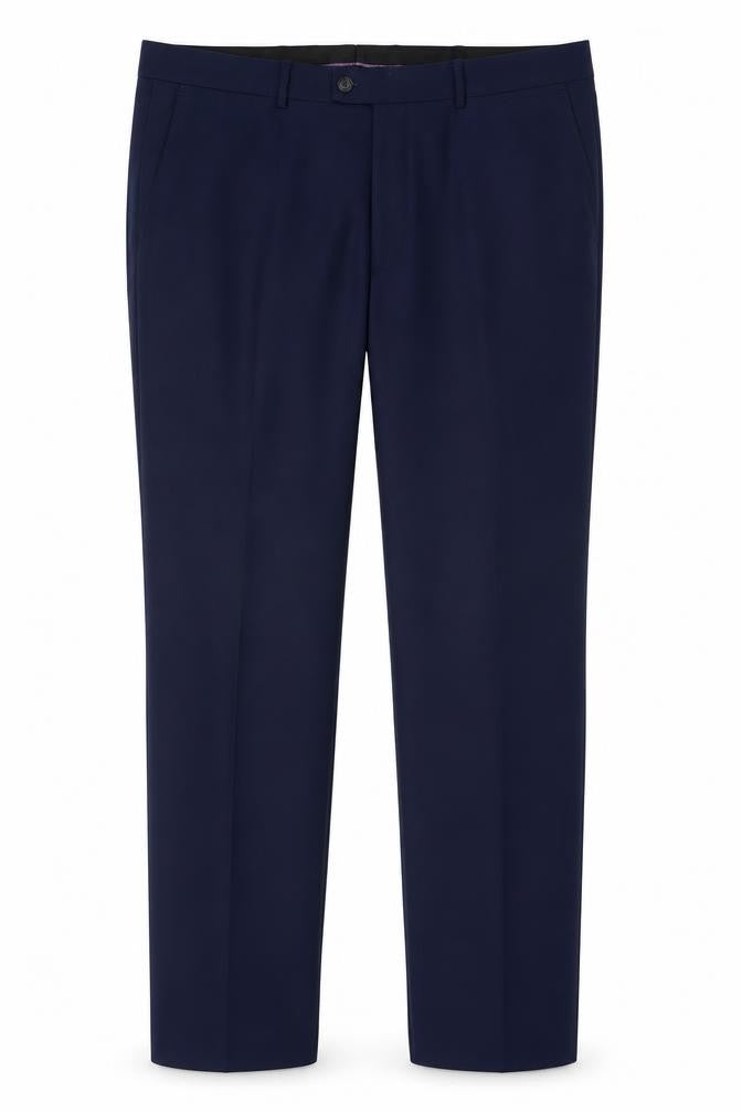 Mens UK Size 36 Dobell Slim Fit  Blue Trousers