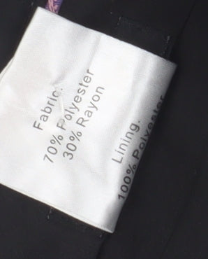 Dobell Men's Blue Slim Fit Trousers Size 36