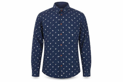 Jack & Jones Men's Blue Graphic Print Shirt S