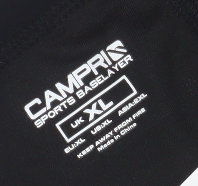 Campri Men's Black XL Compression Leggings