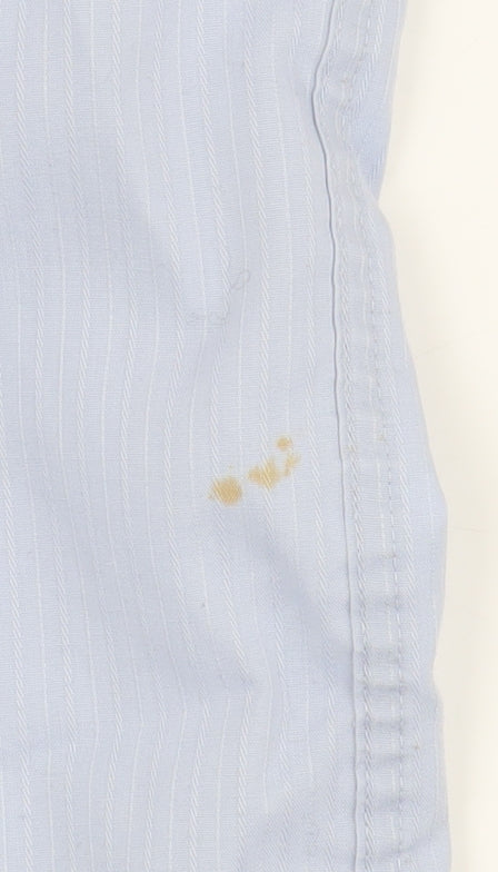 Marks and Spencer Men's Blue Classic Fit Shirt 17/43