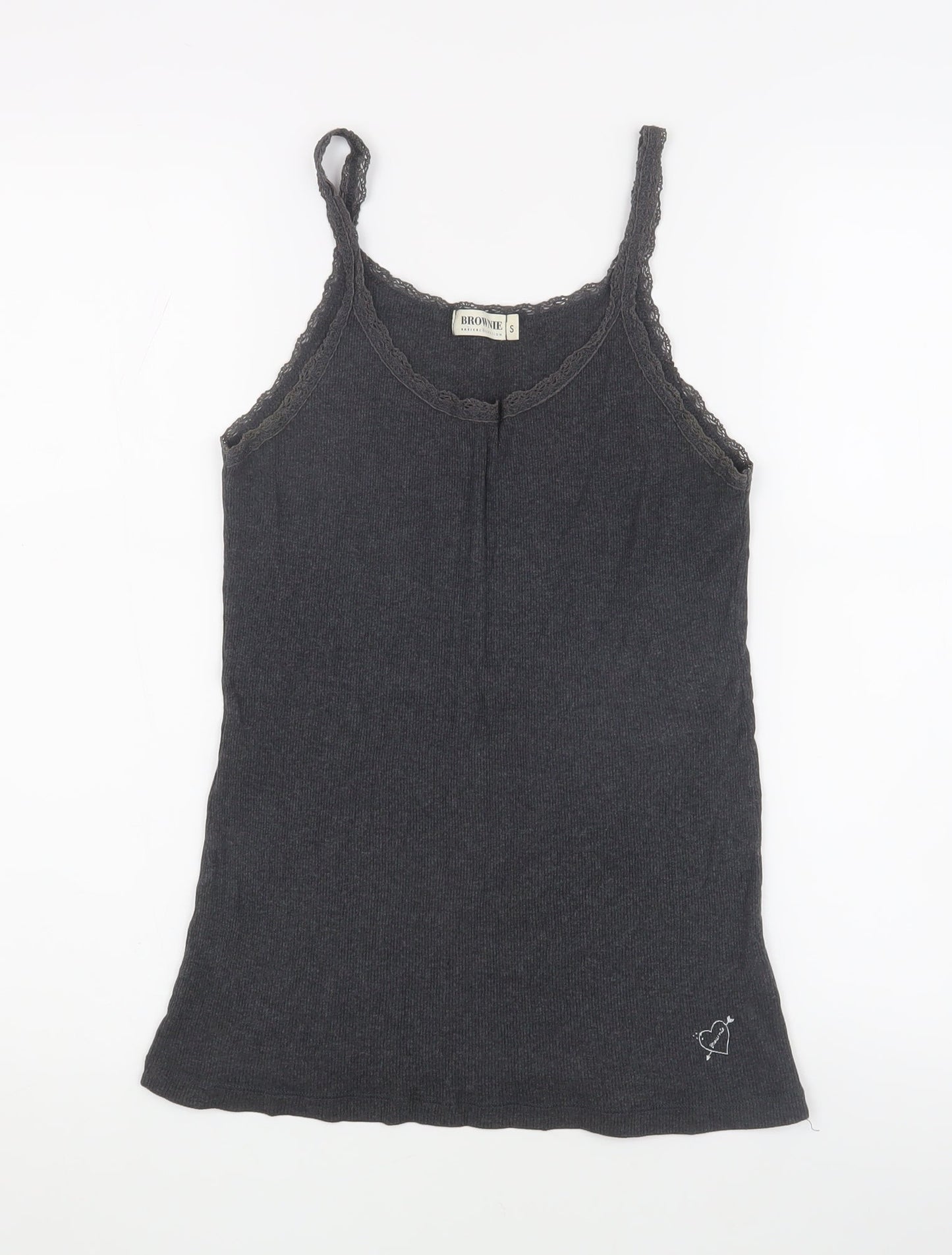 Brownie Women's Black Camisole Tank, Size S
