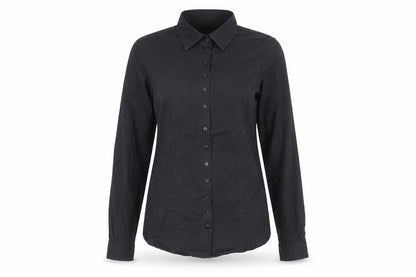 The Shirt Factory Women's Black Button-Up Shirt Size 10