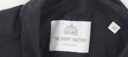 The Shirt Factory Women's Black Button-Up Shirt Size 10