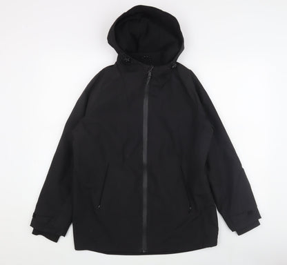 Teens UK Size 13-14 YRS Marks and Spencer Black Parka Coat