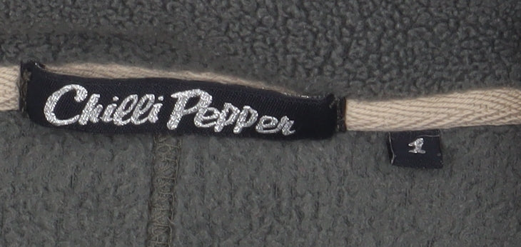 Womens UK Size 1 Chilli Pepper Grey Basic Jacket