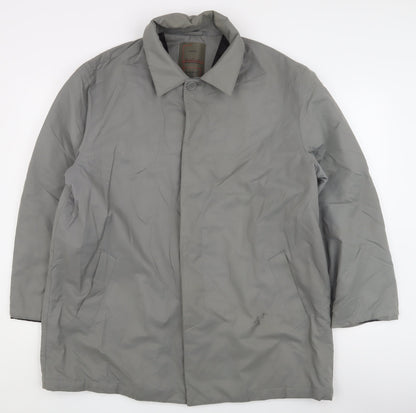 Mens UK Size L NEXT Grey Overcoat