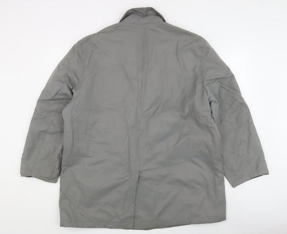 Mens UK Size L NEXT Grey Overcoat