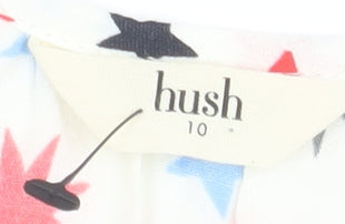 Womens UK Size 10 Hush Multicoloured Tunic Blouse