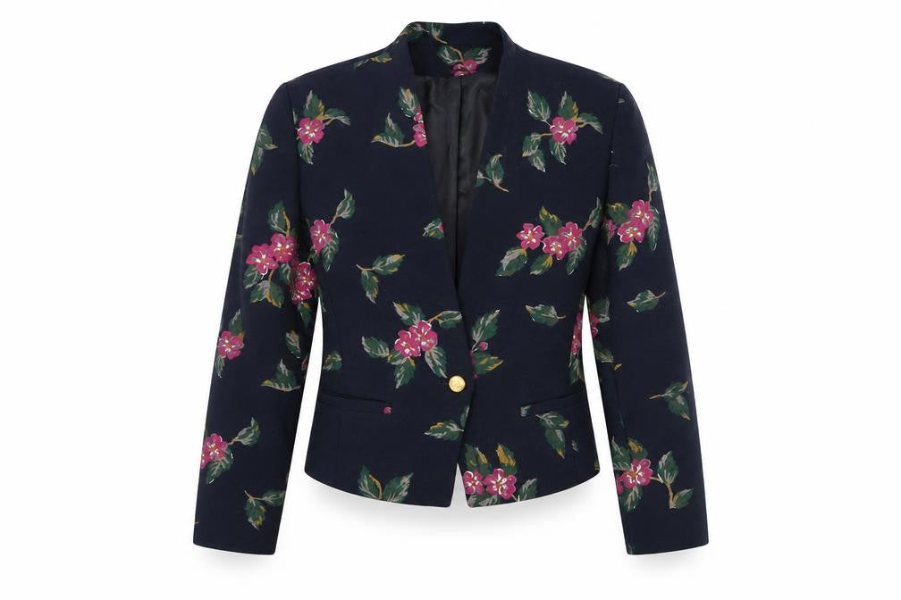Viyella Women's Floral Blazer Multicoloured Size 10