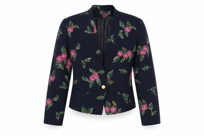 Viyella Women's Floral Blazer Multicoloured Size 10