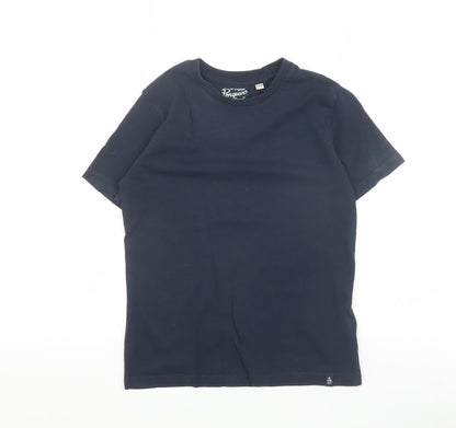 Penguin Boys Blue T-Shirt, Age 7-8, Classic Navy Style