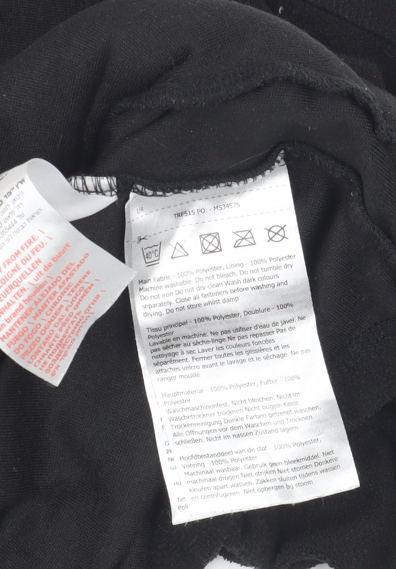Regatta Boys Black Fleece Zip Jacket, Size 12 Years
